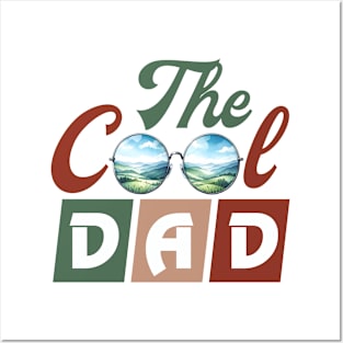 Cool Dad Retro fathers day gift for husband dad Posters and Art